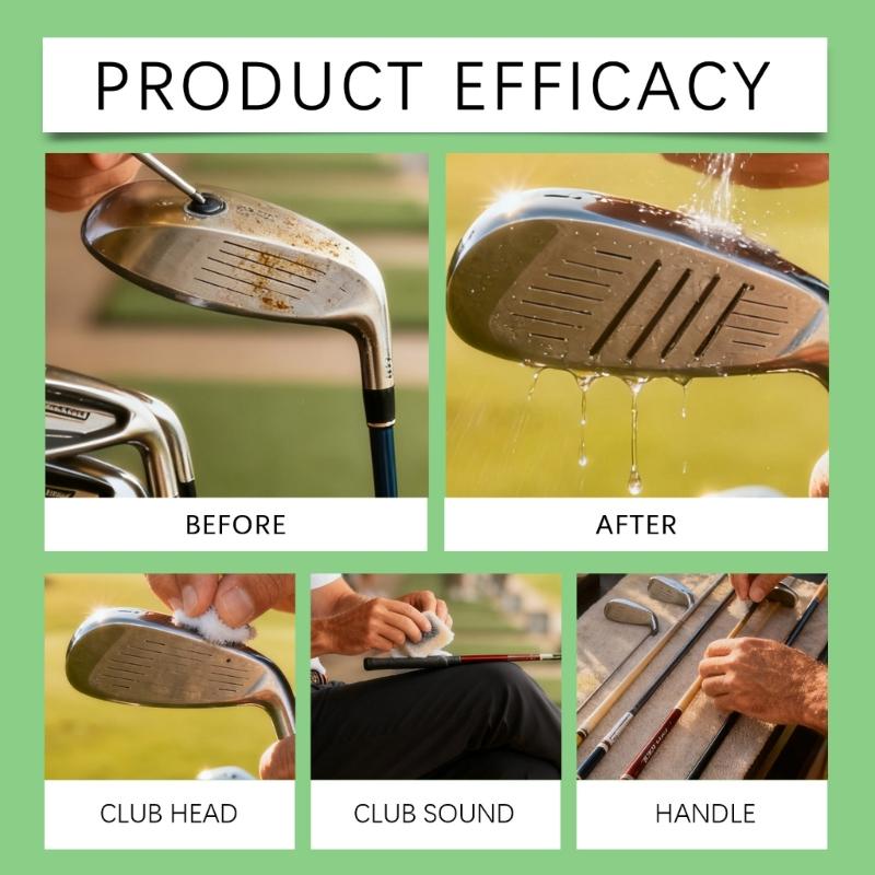 Golf Club Scratch Remover Polisher Cleaner 100ML Night Use Golf Club Polish With Silicone Formulas For Quick Cleaning