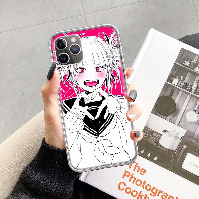 Anime Himiko Toga Boku cute Phone Case For Apple iPhone 17 Air 16 15 Plus 14 + 13 Mini 12 11 Pro Max 7 8 SE 16Max Soft Shell Cov