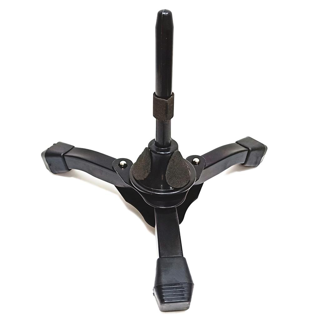 Morisho Flute, Clarinet, Oboe Instrument Stand with Non-Slip Pad, Foldable, Compact, Stable, Three-Leg Fixed Stand, Black