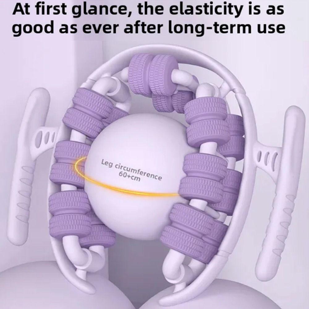 Portable Manual Leg Massager 28 Wheel Manual Muscle Massager Roller Post-Workout