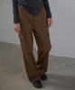BUT'TON Cargo Pocket Wide Pants (Khaki Brown)