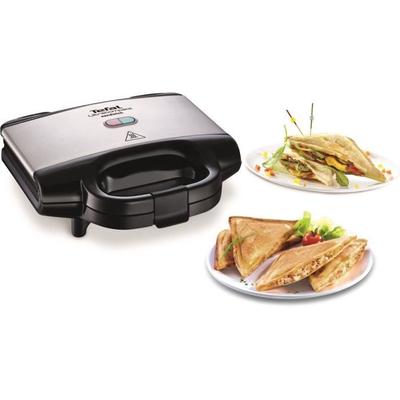 TEFAL Croque-monsieur, Non-stick Coating, Safety Lock, Heat-resistant Handle SM155212