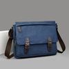 Korean Canvas Messenger Bag: Trendy Large Capacity Shoulder Bag for Men, Students, and Camera Gear