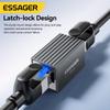Essager 10Gbps RJ45 Connector Female to Female Gigabit Network Extender Extension for Cat8 Cat7 Cat6 Ethernet Cable Adapter