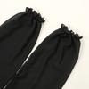 2Pcs Solid Color Chiffon Shawl Summer Air-Conditioned Shirt Sunblock Beach Towel With Shoulder Sleeve Cape Set 150*48Cm