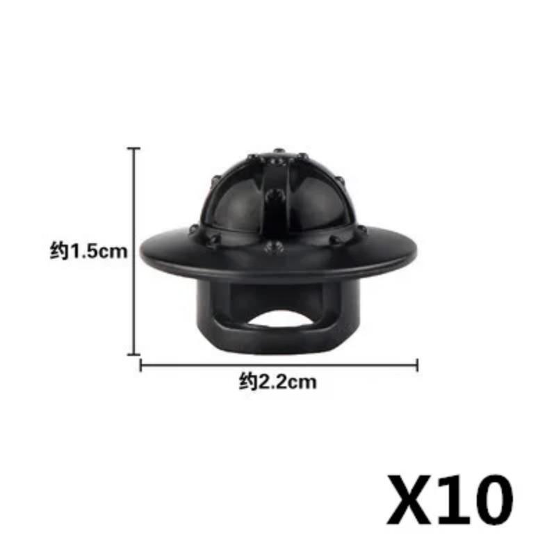 MOC Three Kingdoms Building Blocks Accessories Soldier Weapons Military Shield Sword Helmet Shoulder Armor Wings Mini Brick Toy