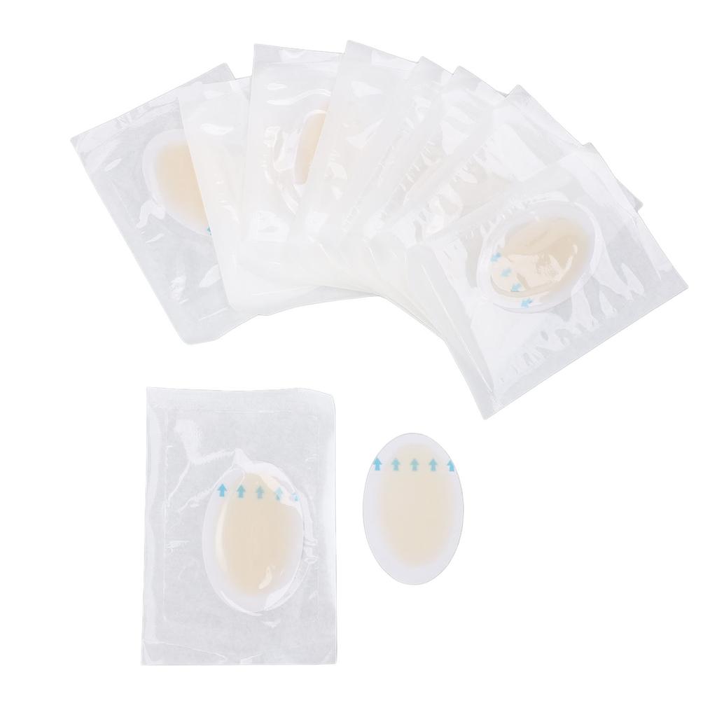 20pcs 37x55mm Gel Blister Patch Adhesive Blister Prevention Recovery Bandage Blister Pads for Feet
