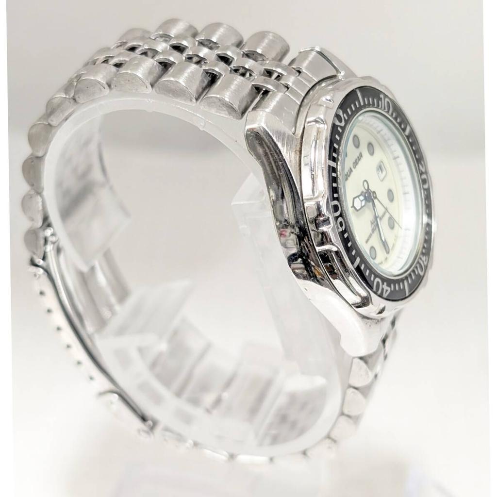SEIKO ALBA AQUA GEAR Battery Working Ladies' Watch, Replaced, Condition, X-80