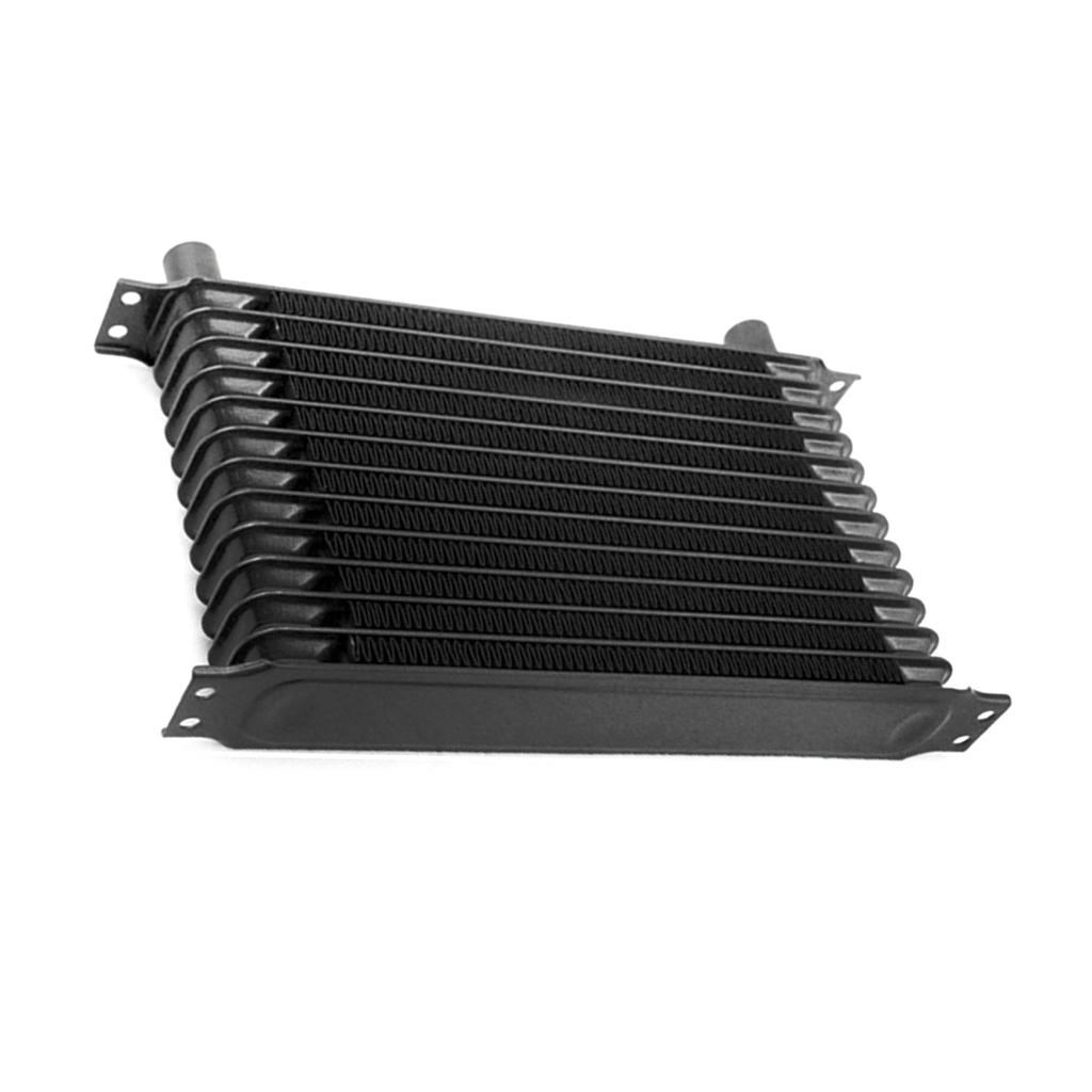 7/10/13/15 Rows Oil Coolers Kit 10AN Transmission Engine Coolers Universals Aluminium Black Car Engine Cooling