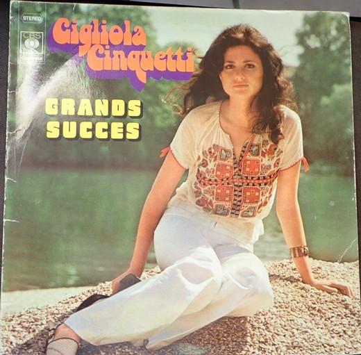 LP Record GIGLIOLA CINQUETTI Grands Succes CBS88053 CBS 1974 France Pop Used
