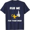 Funny Genie Lamp Rub Me Wishes Aladin Costume T-Shirt