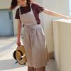 Adult/Children Kitchen Cooking Apron Solid Color Children's Apron Florist Apron  Cooking Baking