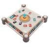 Cube Board Game Set Multiple Modes Portable Rummy Tiles Travel Game Set for Home