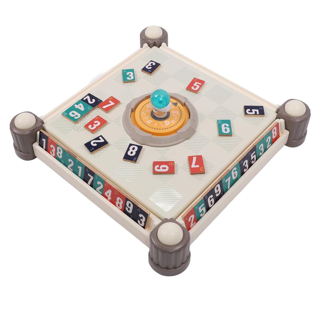 Cube Board Game Set Multiple Modes Portable Rummy Tiles Travel Game Set for Home