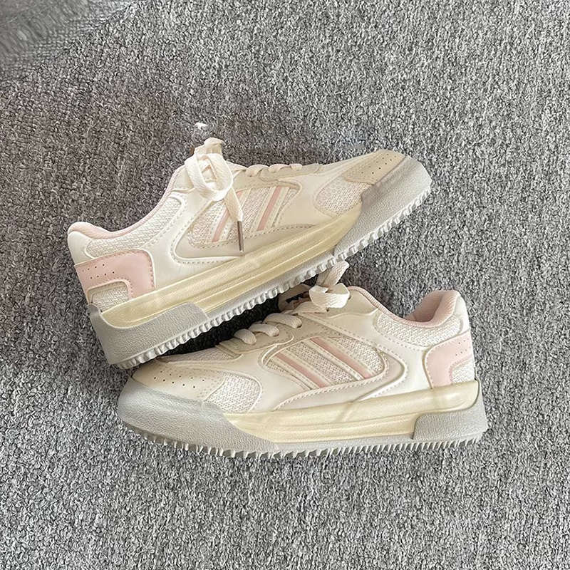 Versatile platform  new spring and summer board shoes  shoes student mesh breathable sports and leisure shoes