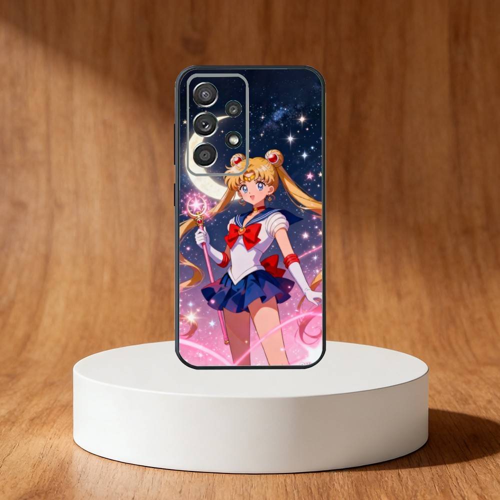 

Cute girls S-Sailors M-Moon-es Phone Case For Samsung S25,S24,S21,S22,S23,S30,Ultra,S20,Plus,Fe,Note,10,9,5G Black Cover Samsung S26ULTRA
