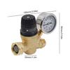 3/4 Inch Water Pressure Regulator Brass RV Pressure Reducer Valve Compact Adjustable for Camper/Garden Hose/Travel Trailer