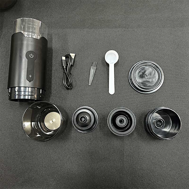 Portable Coffee Maker Suitable for Ground Coffee and Coffee Capsules Rechargeable Handheld for Travel