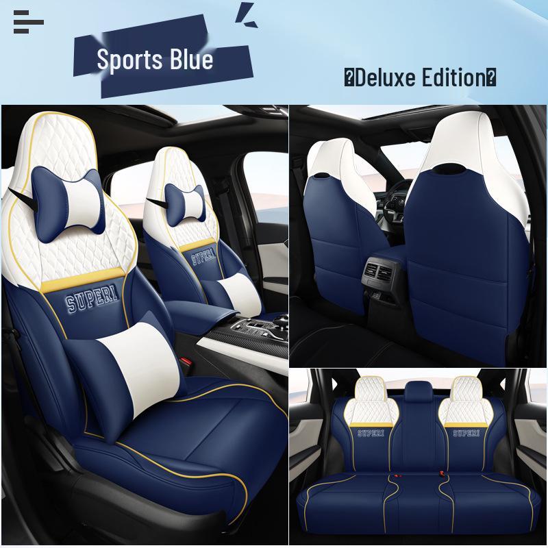 BYD Qin Plus EV/DMI Full Wrap Leather Seat Covers – All-Season, 5-Seat Set