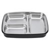 3 Compartment Insulated Lunch Box 304 Stainless Steel Food Storage Container  For Picnics