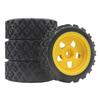 4pcs 70MM Rally Tires Rubber Tire Wheel Tyre for Tamiya XV01 XV02 TT01 TT02 PTG-2 1/10 RC Rally Racing Car Upgrade Parts