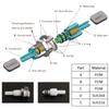 Disconnect Fitting Coupling Hose Joint Tube Connector Male Female Hose Barb Valved S-series Quick Shut-Off Quick Coupler