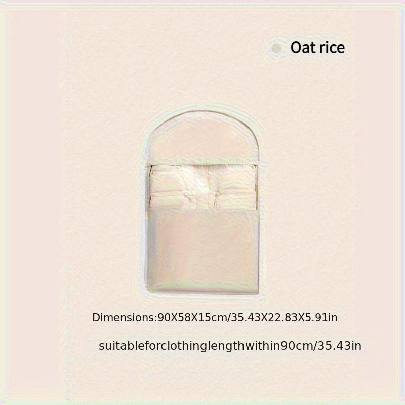 Clothes Hanging Clothes Compression Bag Dust Cover Satin Seasonal Clothes Wardrobe Down Jacket Household Compression Cover Clothes Dust Bag