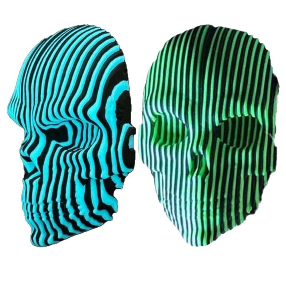 Visual Illusion Glowing Skeleton Toy Simulation Luminous Quantum Skull  Computer Ornament