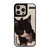 Couple Trendy Cool Cat and Dog Suitable for Apple 16 Promax Mobile Phone Case Personalized Iphone14 Anti Fall 13 Mirror 15 Hard