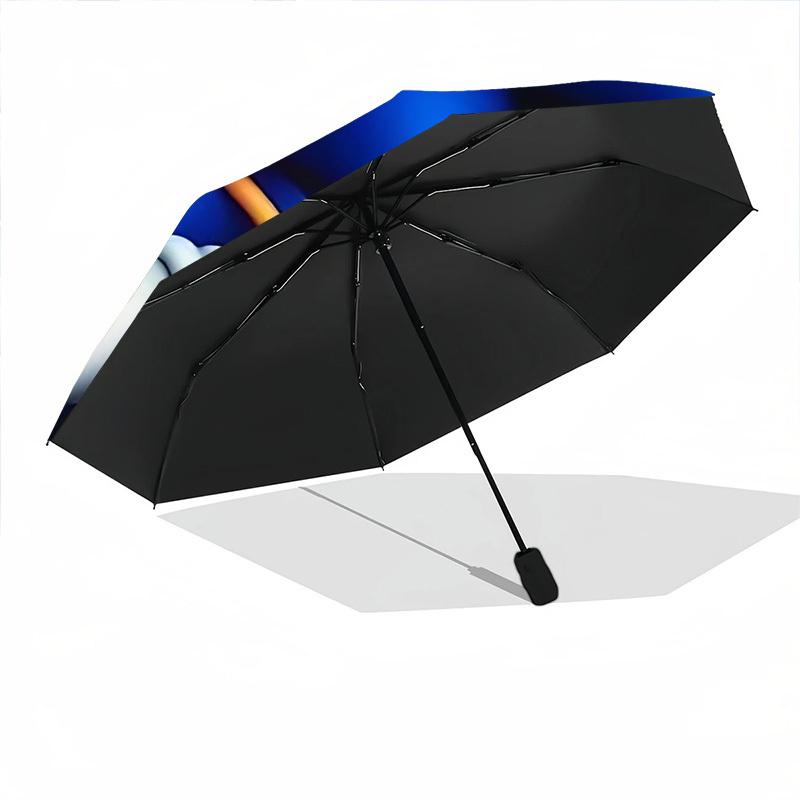 1PC Sonic the Hedgehog, Water Tunnel Automatic Folding Umbrella - Compact 8-Rib Design, Durable Plastic & Iron, Daily Use F010640