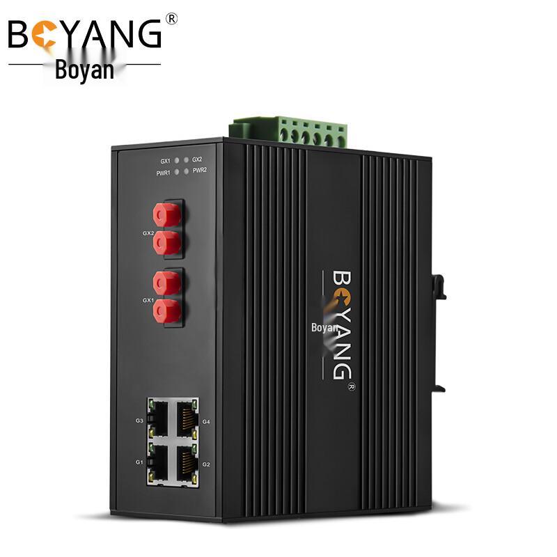 

BOYANG Industrial POE Gigabit Fiber Optic Media Converter