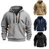 Men's Multi-Pocket Zipper Hoodie - Spring/Autumn Pullover Sports Jacket