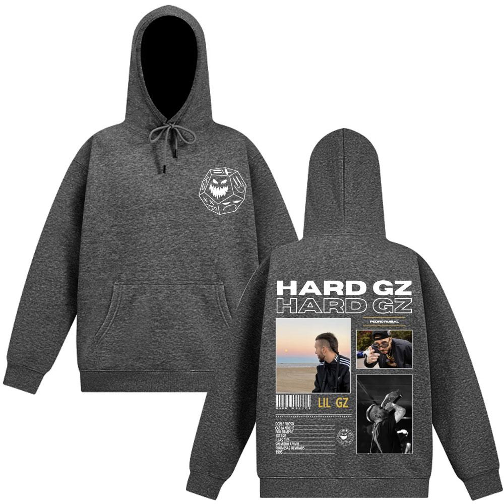 Rapper HARD GZ Tour 2025 Hoodie Men Women Fashion Hip Hop Pullovers Hooded Sweatshirts High Quality Oversized Hoodies Streetwear