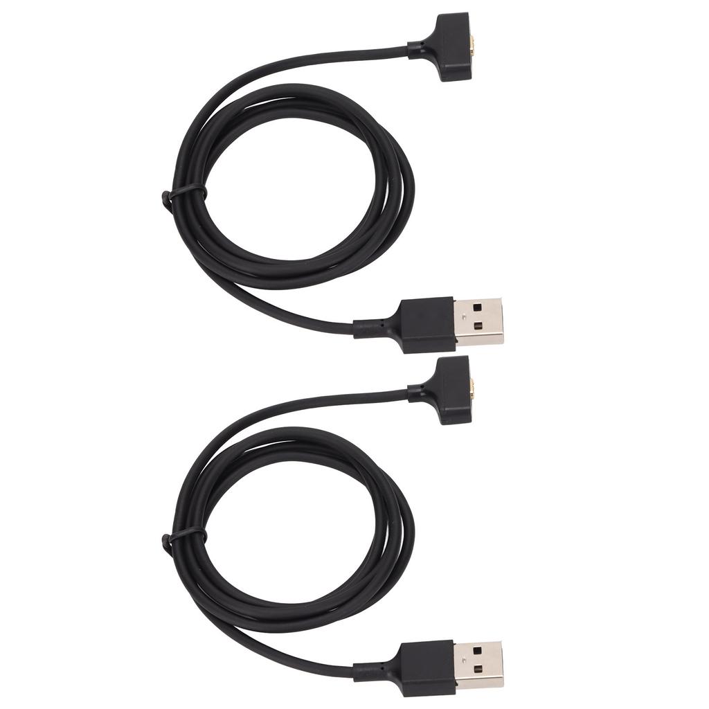 2Pcs USB Watch Charger Cable 3.3ft Universal Fast Charging Connection Cord for Fitbit Ionic Smartwatch