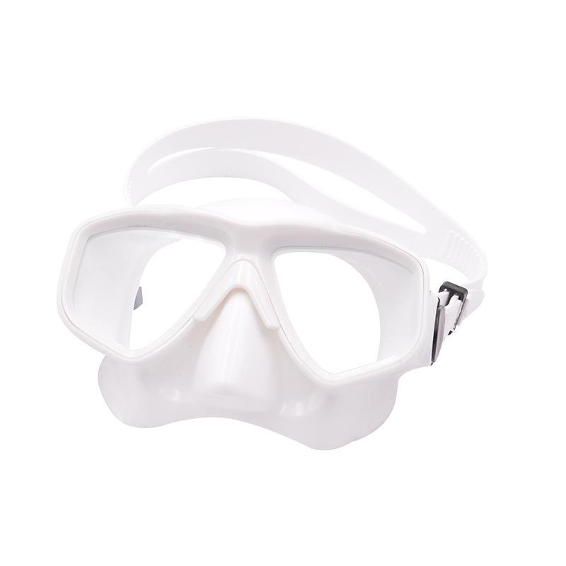New Large Frame Tempered Glass Swimming Goggles High-definition waterproof swimming mask белый