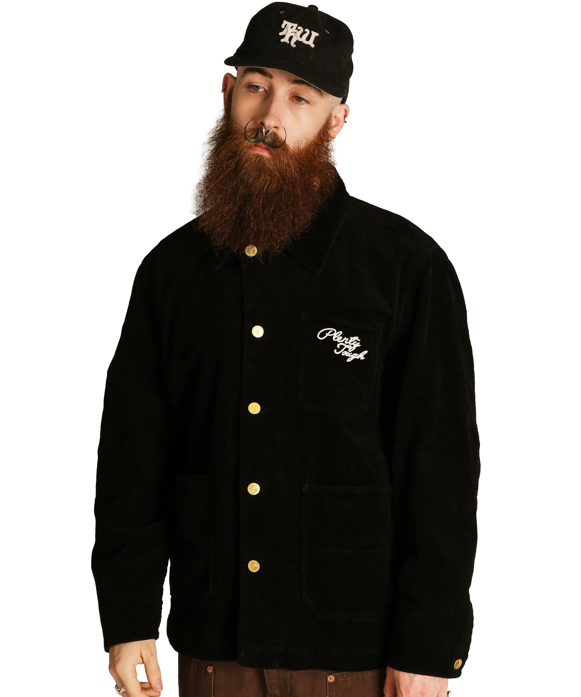 

Schott COUDUROY STUFF JKT Men s Corduroy Staff Jacket, Size M, Black, 782-5252008