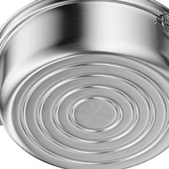 Stainless Steel Steamer Pot 4-Person Capacity Stew Pot for Porridge Soup Induction Cooktop Compatible Heat-Resistant Hard Boiled Egg Cooker