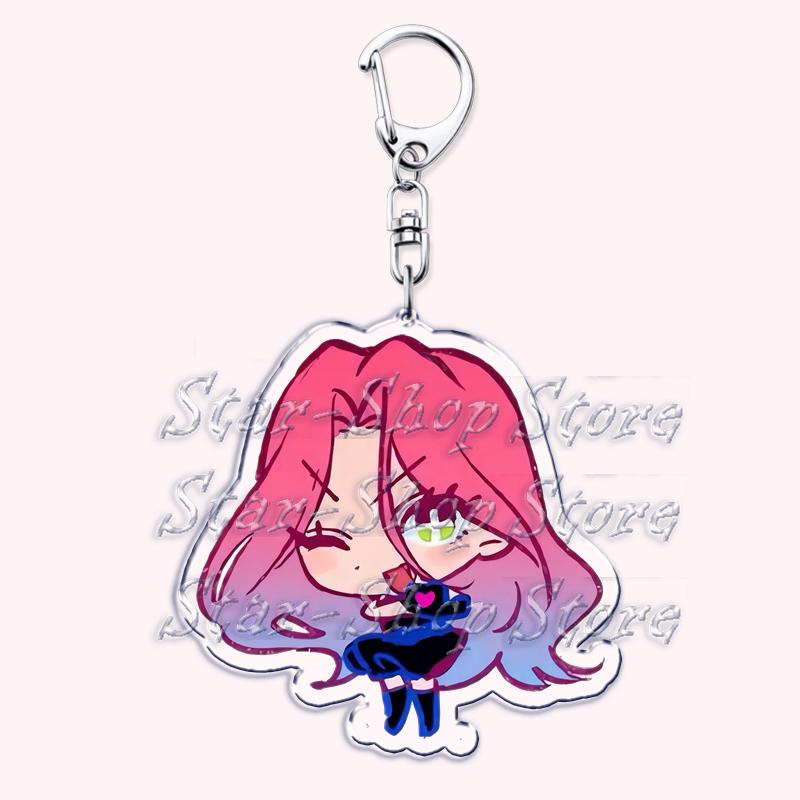 Cute Alien Stage Roommates Chibis Keychains for Womens Accessories Bag Luka Ivan Till Mizi Hyuna Sua Keyrings Jewelry Fans Gifts