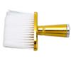 Neck Face Duster Brush Remove Loose Hair Soft Neck Duster with Electroplated Handle for Salon and