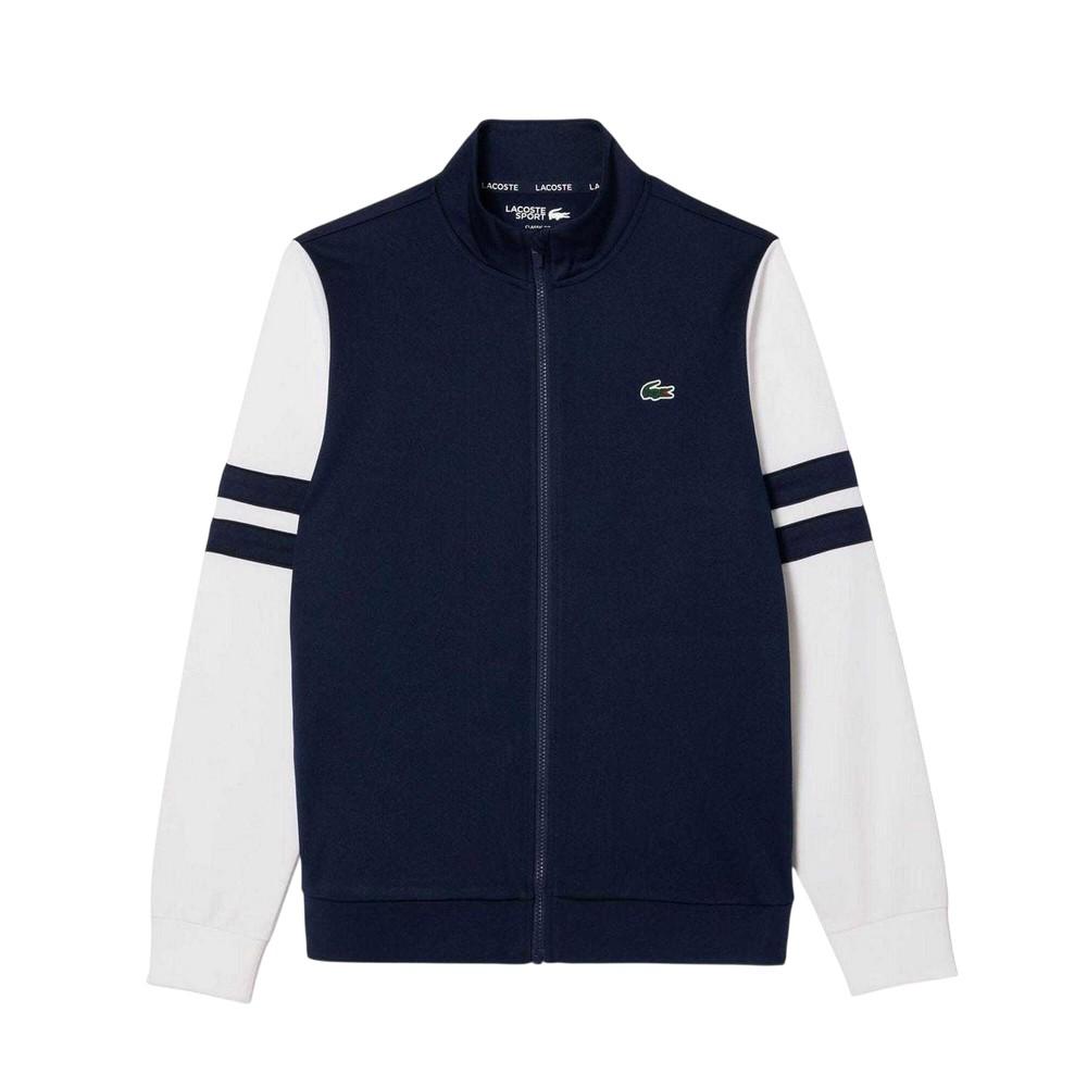 Lacoste Mens Interlock Full Zip Tennis Sweatshirt