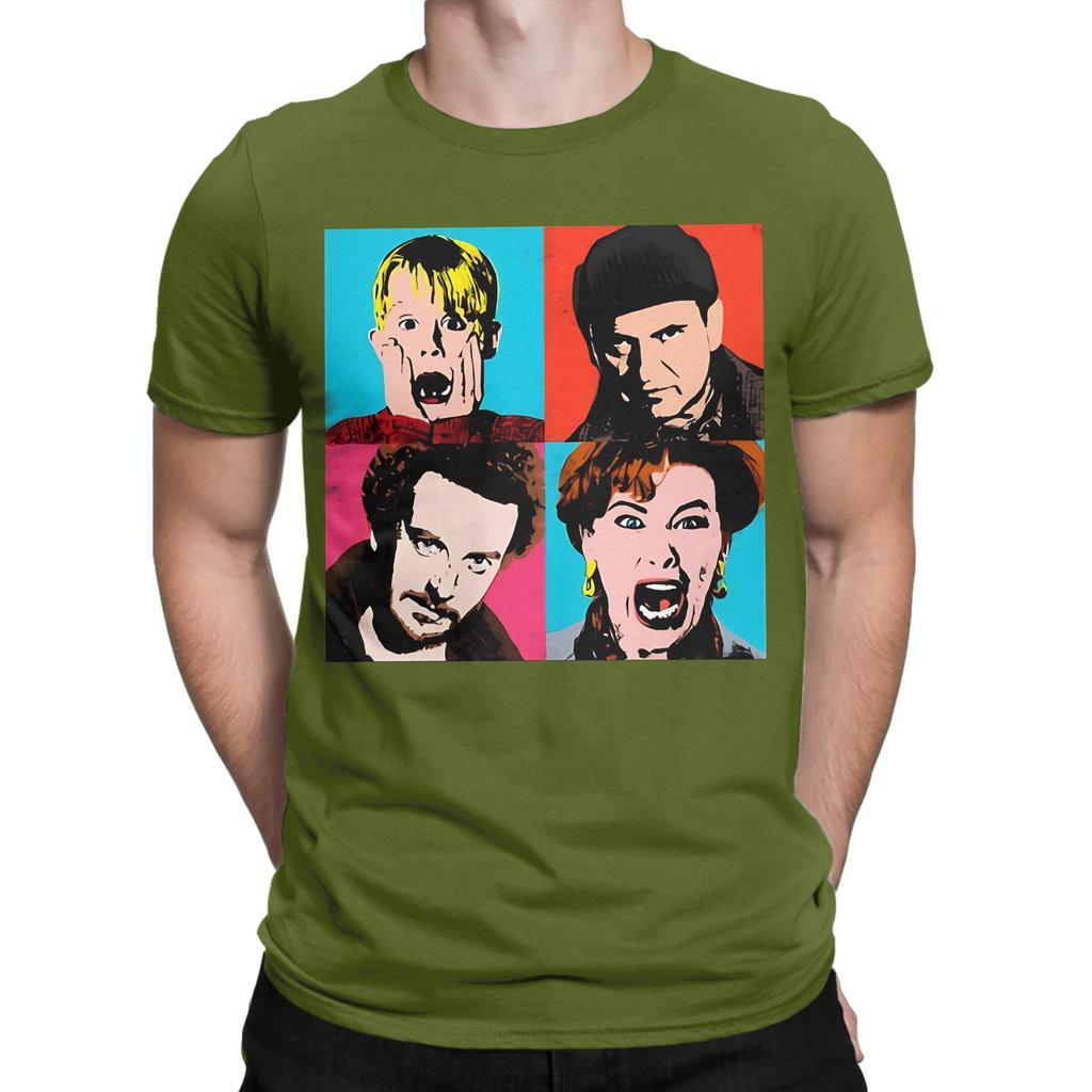 Warhol Alone Funny 100 Cotton Tshirt Home Alone Tees Tops For Unisex