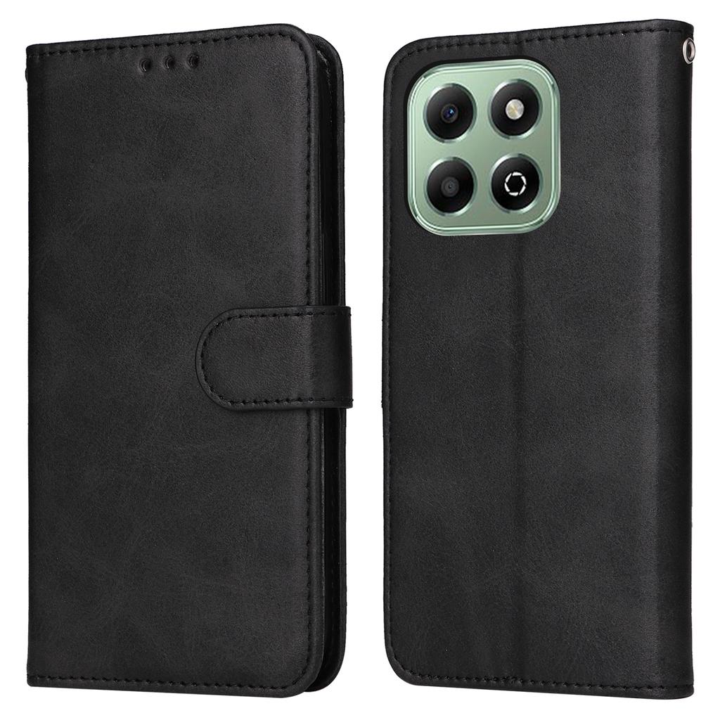 For Honor X6b 4G Case PU Leather Phone Cover with Cash/Card Slots