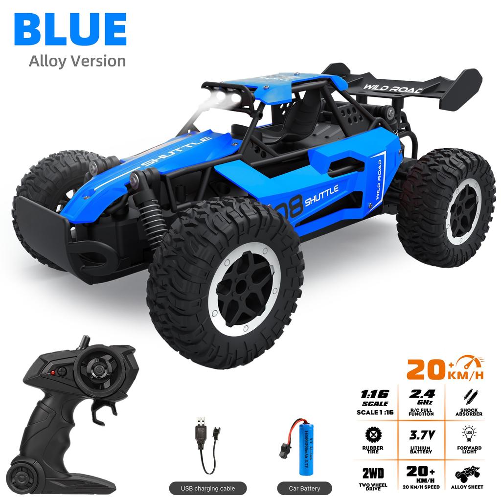 1:16 Scale Rc Car All-Terrain Off-Road Crawler - 2.4G Remote Control Car with 20 Km/h Speed, Perfect for Christmas, Halloween