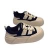 Retro Maillard bread shoes women's autumn new versatile platform casual board shoes