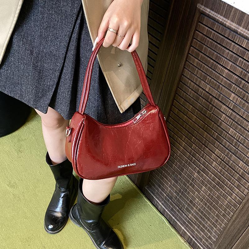 Bag 2025 New Underarm Bag Niche Retro Shoulder Bag Textured Small Square Bag Fashion Commuter Versatile Messenger Bag