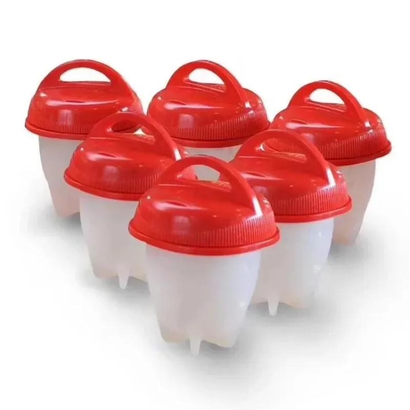 Non-stick Silicone Egg Cooker Poachers, Boiled Eggs Kitchen Gadgets, Baking Mold, Cooking Cooker Separator