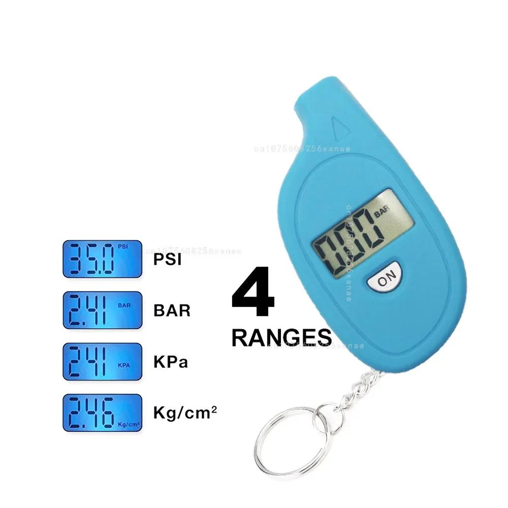 NEW Car Tire Air Pressure Tester Meter Tire Gauge Digital LCD Display Auto Car Motorcycle Tire Safety Alarm