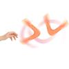 Education Sports Equipment Flying Boomerang Toy V Shaped Boomerang Boomerang Toy Kangaroo Boomerang