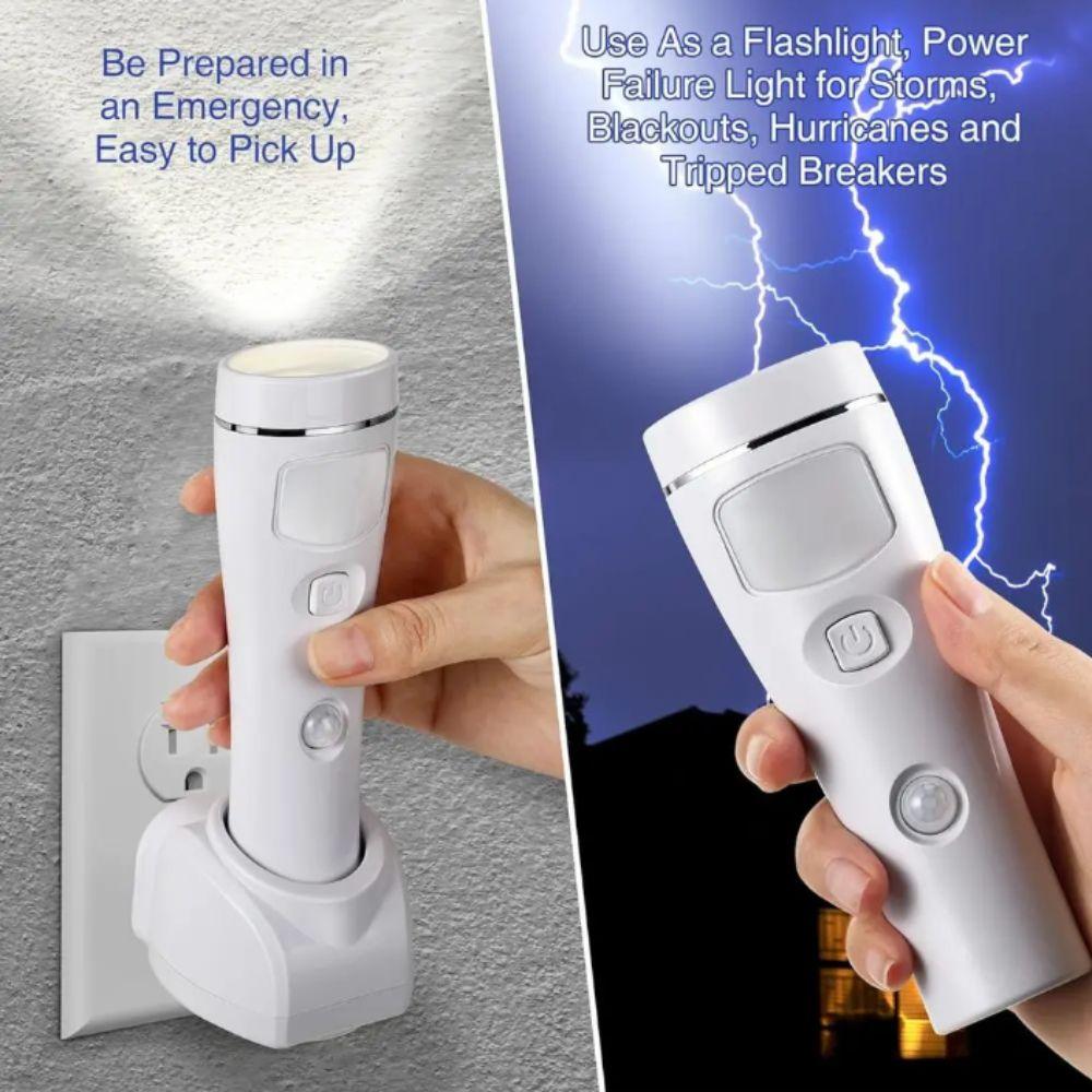 4 in 1 LED Emergency Lights Motion Sensor Motion Sensor Night Lights Plug-in Flashlight Automatic