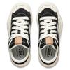 New LiNing Wave Abrasion Resistant Slip Resistant Low Top Skateboard Shoes Women's Black White AEPU022-1